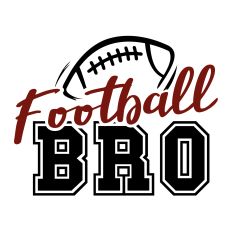 Football Bro SVG Quote