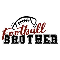Football Brother SVG Quote