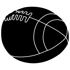 Football Ball Silhouette