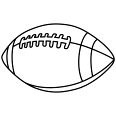 Football Ball Outline