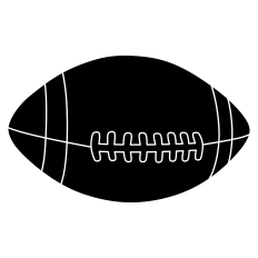 Football Ball Silhouette