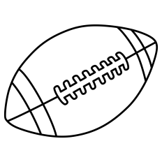 Football Ball Outline