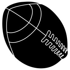 Football Ball Silhouette