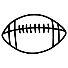 Football Ball Silhouette