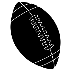 Football Ball Silhouette
