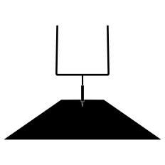 Football Goal Silhouette