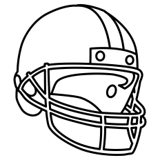 Football Helmet Outline