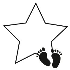 Footprints Star Frame