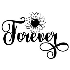 Forever Sunflower Word