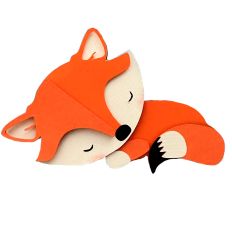 Cute Sleeping Fox