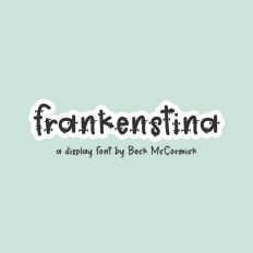 Frankenstina - A Monster Font - Sans Font