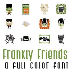 Frankly Friends Full Color Font