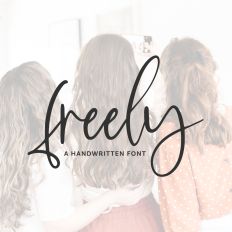 Freely Script Font