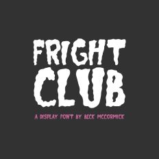 Fright Club - A Horror Font