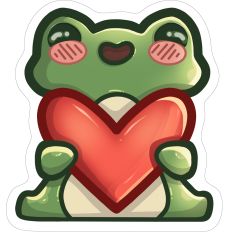 Hearts Frog
