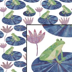 Frogs on Lily Leaves