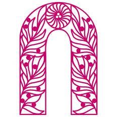 Fronds and Flowers Art Deco Arch