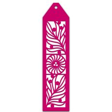 Fronds and Flowers Art Deco Bookmark