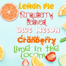 Fruit Salad Font Bundle
