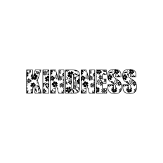 KINDNESS Floral Word Art – Fruit of the Spirit