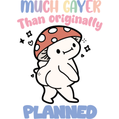 funny cheeky gay mushroom