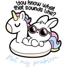 cute bunny with funny quote
