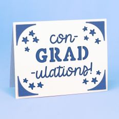 Con-GRAD-ulations Graduation Card - A2 Insert Card