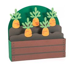 Garden Bed with Carrots Card - 3D Easter Card