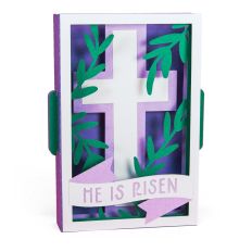 He is Risen - Religious Easter Card Studio File