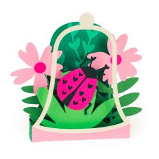 Love Bug - Valentine's Day 3D Box Card Design