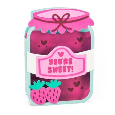 You’re Sweet - Strawberry Jam Jar - 3D Birthday Card
