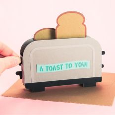 3D Toaster Card - 3D Any Occasion Card