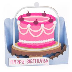 Vintage Cake Stand Card - 3D Birthday Card
