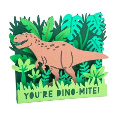 You’re Dino-Mite! - 3D Birthday Card File