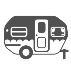 Cute Camper Design - Single Color