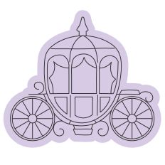 Fairytale Princess Carriage Sketch Design