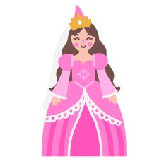 Fairytale Princess Design for Silhouette Studio