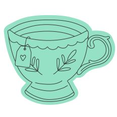 Vintage Teacup - Sketch Design