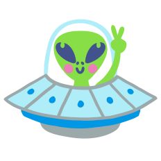 UFO Alien Spaceship Design for Silhouette Studio