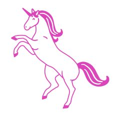 Unicorn Design - Single Color