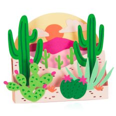 Western Desert Card - 3D Box Card