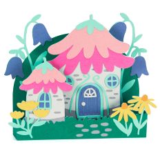 Fairy House Card - 3D Box Card