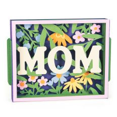 Layered Mom Card with Flowers - 3D Mother’s Day Box Card
