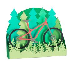 Mountain Bike Card - 3D Box Card