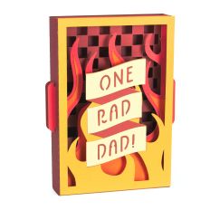 One Rad Dad Card - 3D Father’s Day Box Card