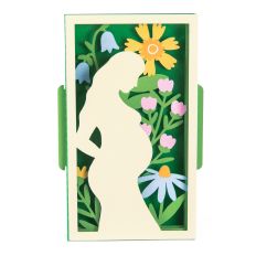 Elegant Pregnancy Card - 3D Baby Shower Box Card