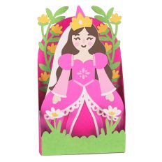 Princess with Flowers - 3D Box Card