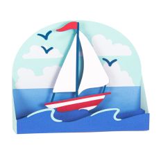 Sailboat Card - 3D Summer Box Card