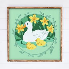 Duck & Ducklings Shadow Box | 3D Easter & Mother’s Day Shadowbox