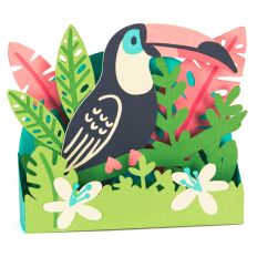 Tropical Toucan Card - 3D Summer Box Card